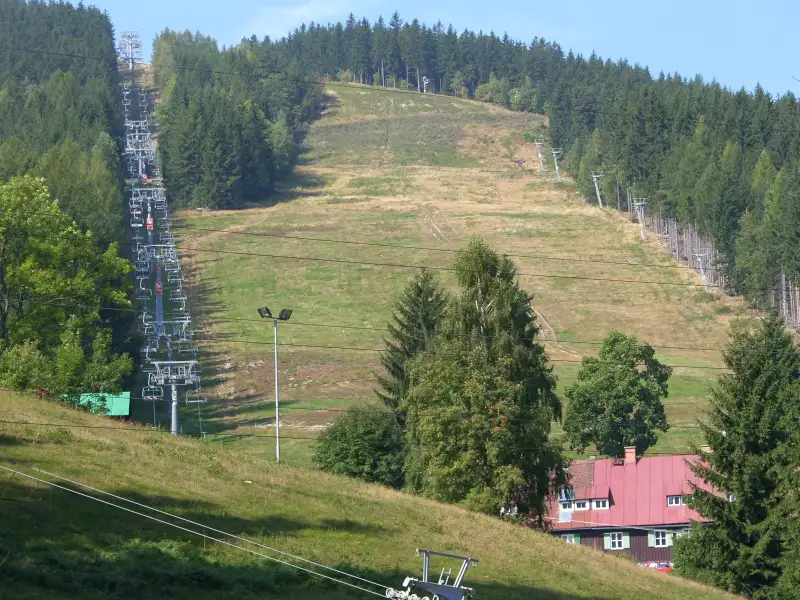 Vakantiehuis Vrchlabi Herlikovice in de zomer